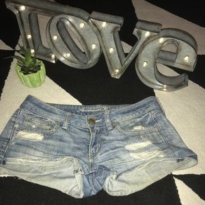 American Eagle Distressed Shorts